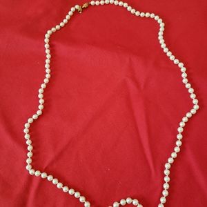 Cultured 30" pearl necklace